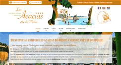 Desktop Screenshot of les-acacias-du-medoc.fr